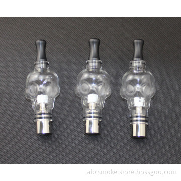 Human Skeleton Shape Clearomizer Glass Globe Skull Crossbones Vaporizer for Halloween